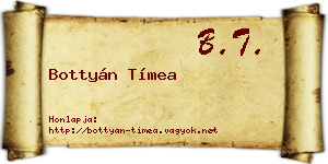 Bottyán Tímea névjegykártya