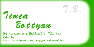 timea bottyan business card